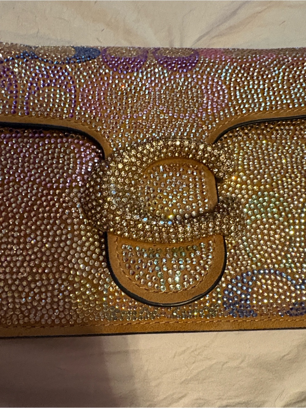 Tabby Shoulder Bag 26 In Crystal Signature - Picture 3 of 15